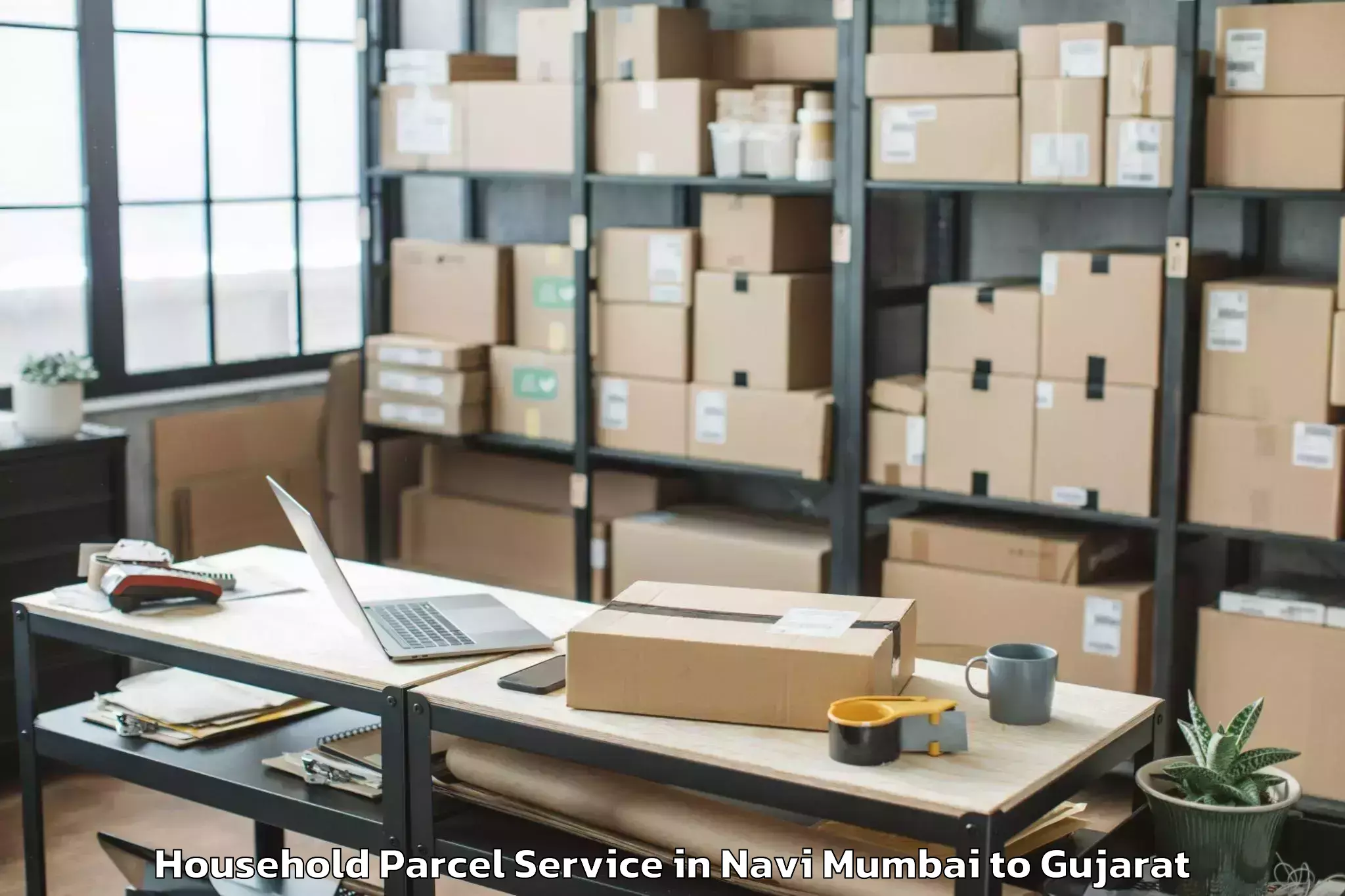 Hassle-Free Navi Mumbai to Dharampur Valsad Household Parcel